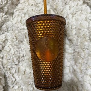 Gold Bling Short Starbucks Cup